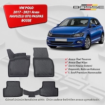 VW Polo Paspas Araca Özel 2018 - 2021 BOSSE 3D Havuzlu Oto Paspas