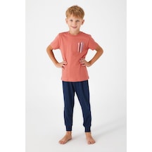 Rolypoly Roly Poly 3019 Garson Afterwave Erkek Çocuk Kısa Kol Pijama Takım 001