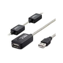 Uzun Mesafe Usb Uzatma Kablosu 15 M - Siyah