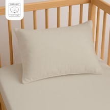%100 Pamuk Bebek Yastık Kılıfı 35x45 Cm 2 Adet Doğal & Yumuşak Taş