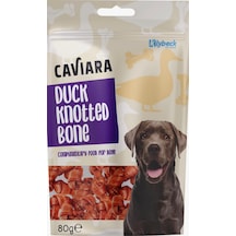 Caviara Ördek Etli Düğümlü Çiğneme Kemiği 80 Gr