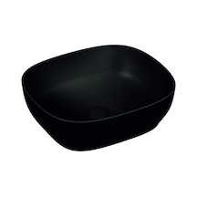 VitrA Outline 5994B483-0016 Kare Lavabo Mat Siyah 48 CM