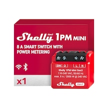 Tr 1pm Mini Gen3 Wlan Akıllı Röle Şalteri 1 Kanal 8a Akım Ölçümü Sıva Altı Işık Şalteri Alexa V Diğer