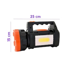 Klaus Solar Led El Feneri Ke47725 15w 8000 Mah 3 Ampul / Bluetooth