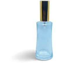 Boş Parfüm Şişesi 50 ML 5 Adet Sarı Kapak Plastik Valf Eyfel Boş Şişe
