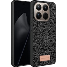 Xiaomi Mi 15t Pro Bright Simli Kapak - Siyah