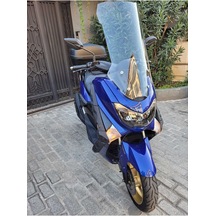 N-max 125 Ve N-max 155 2015-2020 Uyumlu Seffaf, Füme Veya Siyah Cam Yükseklik 68cm