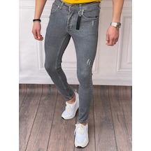 Modefendi Skinyfit Yüksek Kalite Likralı Lazer Detaylı Kot Pantolon Antrasit Modefendi Skinyfit Yüksek Kalite Likralı Lazer Detaylı Kot Pantolon Antrasit