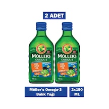 Möller's Omega-3 Balık Yağı Şurubu Tutti Frutti 150 Ml 2 Adet