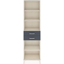 Arges Dolap 4 Raflı 2 Çekmeceli 60x30x221 Aytaşı-antrasit Aytaşı