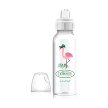 Dr Browns Sippy Spout Dar Ağız PP Biberon 250 ml Flamingo - Şeffaf