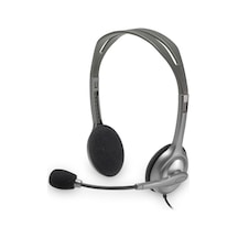 Logitech 981-000271 H110 Mikrofonlu Headset Gri