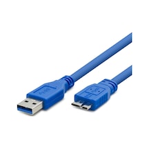 Usb 3.0 To Micro-b 3.0 Kablosu 1 M - Mavi Hdx7510