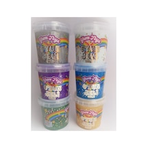 Yumtoys Gold Serisi Slaym - Hazır Slime 6 Renk 6 Kutu 140x6 Gr Sarı, Yeşil, Mor, Mavi, Gümüş, Beyaz