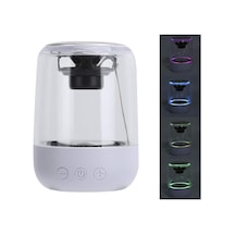 Magicvoice Mv-24696 600 Mah Taşınabilir Rgb Mikrofonlu Aux-tf-bluetooth 3 Watt Hoparlör Beyaz