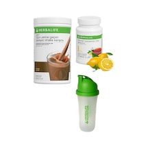 Herbalife Çikolatalı Shake 50 Gr Limon Aromalı Çay Ve Shaker