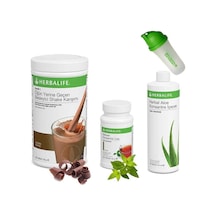 Herbalife Shake Çikolata+ Çay Klasik 50 Gr +aloe Konsantre Içecek Ve Shaker