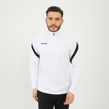 Tryon Beyaz - Siyah Erkek Futbol Kamp Sweat Kamp Eşofman Evo Pro 001