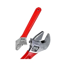 Kurbağacik Anahtar Ayarlanabilir Ingiliz Anahtarı 12" 300mm Kurbağacık Anahtar Kırmızı 1410