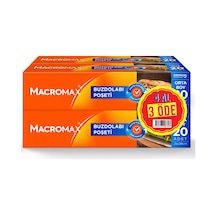 Macromax Buzdolabı Poşetı 3+1 Orta Boy 80'li 4 Adet Çok Renkli