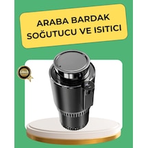 Drnds Isıtma Soğutma Özellikli Araç Bardaklığı Çakmak Girişli Akıllı Çok Renkli