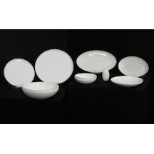 Vitale 30 Parça Platin Fine Bone Yemek Takımı Mtfk.0160