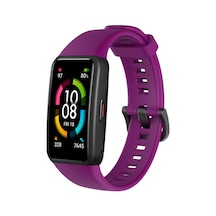 Zore Huawei Band 6 Uyumlu Krd-47 Uyumlu Kordon-mürdüm
