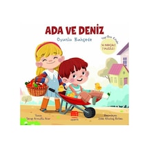 Ada ve Deniz Oyunlu Bahçede - Yapboz Kitabı - 16 Parçalı 7 Puzzle! - Serap Armutlu Acar - Uçan Fil