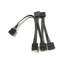 60 cm. Molex IDE 4 Pin To 5 Port Sata Power HDD Güç Çoklayıcı