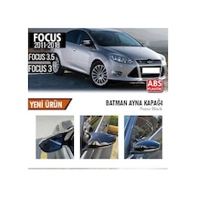 Focus 3 2011-2018 Batman Ayna Kapak Piano Black Omsa