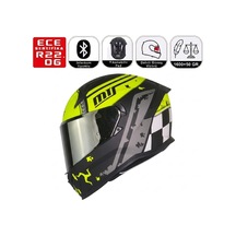 M910 Vigor Motosiklet Kaskı Spoiler Mod Güneş Vizörlü Full Face Kask Çok Renkli