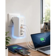 Astraltech Zaman Kontrollü Çoklu Şarj Cihazı 30w Diğer