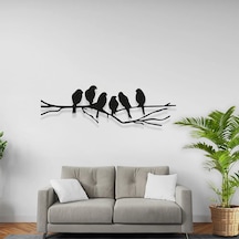 Salon Duvar Aksesuarları Kuş Temalı Duvar Dekoru