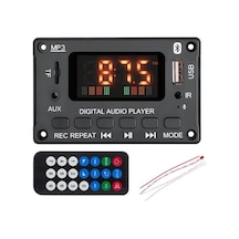 Magicvoice Mv-15560 Bluetooth/usb/tf/aux Mp3 Dekoder Modül 5w+5w Stereo Amfili Dijital Ekranlı Belirtilmemiş