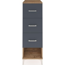 Kronos Dolap 3 Çekmeceli 44x59x134 Çam-antrasit Çam