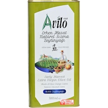 Avilo Erken Hasat Filtresiz Soğuk Sıkım Natürel Sızma Zeytinyağı 5 L