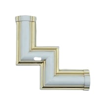 Bronz 3 Cm Çita Uyumlu Dekoratıf M Köşe Motifi