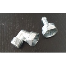 100 Adet 1/2 Dik Giriş Ve 50 Adet 1/2 Doğalgaz Dirsek