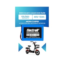 Arora Casper Batarya Standart Kapasite Lifepo4 48v 12ah Elektrikli Motorsiklet Bataryası