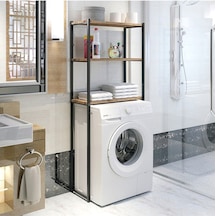 Cosargroup Çamaşır Makinası Üstü Düzenleyici 3 Katlı Raf 3 Raflı Banyo Düzenleyici