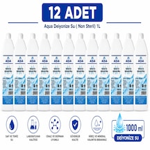 Aqua Deiyonize Su Non Steril 1l 12 Adet