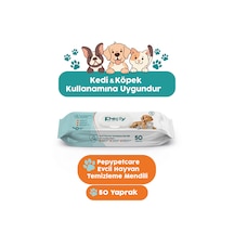 Pepy Kedi Ve Köpek Kullanımına Uygun Evcil Hayvan Temizleme Mendili 1 Paket 50 Adet
