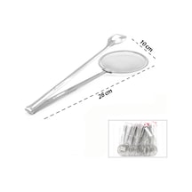 Baysa-103 Çörek Kızartma Maşası M.sap 19cm Tel Süzgeçli 10cm Metal Maşa 24.5cm Metal Çerçeve - 20'li Paket Diğer