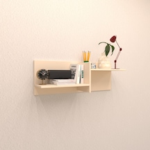 Rafkestir Hornor Duvar Rafı Krem ( Mat ) Rafkestir Hornor Duvar Rafı Krem ( Mat )