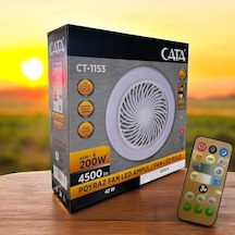 Cata Ct-1153 Poyraz Fan Led Ampul Kumandalı Renk Seçenekli 42w
