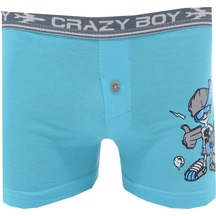 Tutku 0253 Elastan Baskılı Erkek Çocuk Boxer 001