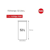 0860-211 Büyük Hacimli Çöp Kutusu, Büyük Kutu 60 Swing, Paslanmaz Çelik, 0860-211