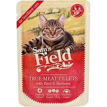 Sam's Field Kısır Kedi Pouch Sığır Fileto & Pancar 85 G