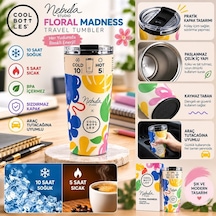 Cool Bottles Floral Madness Bardak Xclusive Bardak Çelik Termos 550 Ml Cbt55flm Çok Renkli