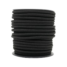 Mg Ropes Tress Kordon İp 5 Mm Siyah Renk 20 Metre